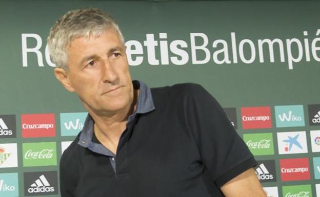 El técnico del Betis, Quique Setién. 