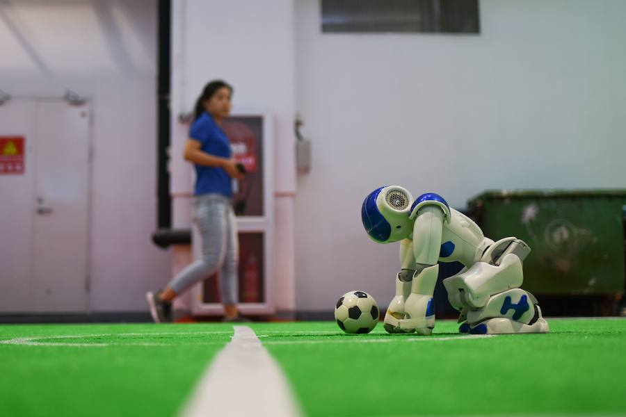 La Conferencia Mundial de Robots de Pekín se ha abierto con más de medio millar de máquinas inteligentes y una clara apuesta por incluir éstas en nuevos sectores productivos, como el comercial desde tenderos a recepcionistas o el educativo.