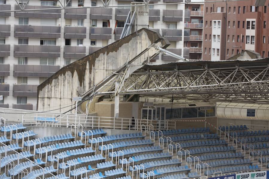 A poco menos de un mes de su reestreno, las obras del estadio de Anoeta presentan grandes avances en los últimos días. Todo estará listo para el Real Sociedad - F.C. Barcelona del próximo 15 de septiembre.