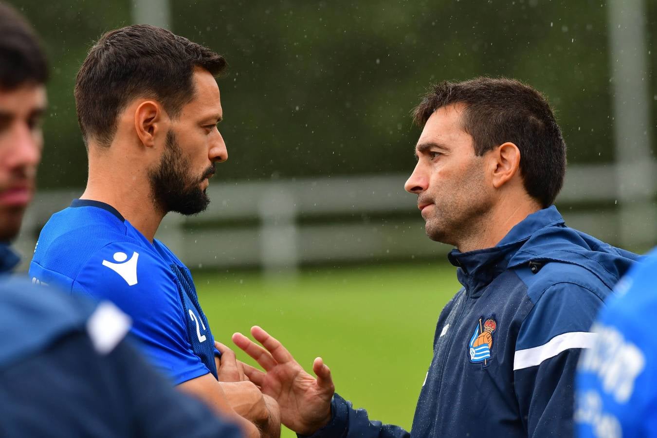 Garitano ha dirigido la última sesión de la Real Sociedad antes de visitar al Villarreal en el que será el primer partido liguero.
