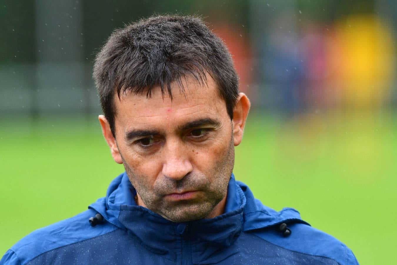 Garitano ha dirigido la última sesión de la Real Sociedad antes de visitar al Villarreal en el que será el primer partido liguero.