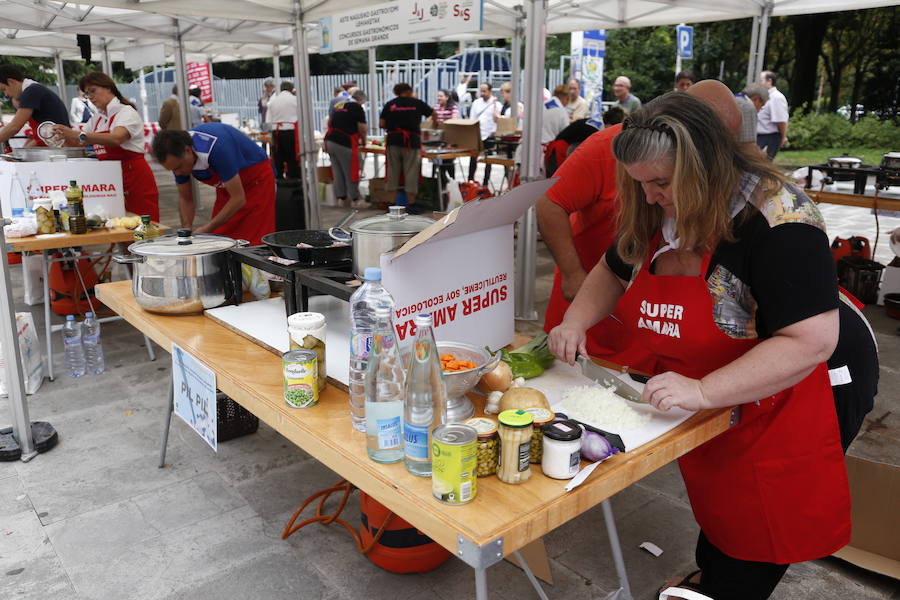 La mejor menestra la cocinaron José Manuel Irigoyen y Tomás Nuñez, de la Sociedad Ilunpe