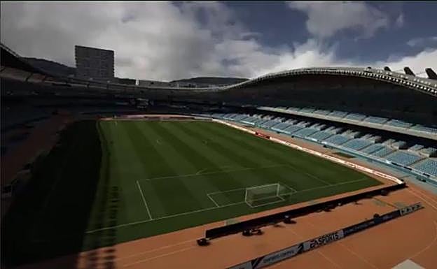 Así lucirá Anoeta en el FIFA 19.