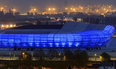 Imagen secundaria 1 - Avanzan las obras en el estadio de Anoeta