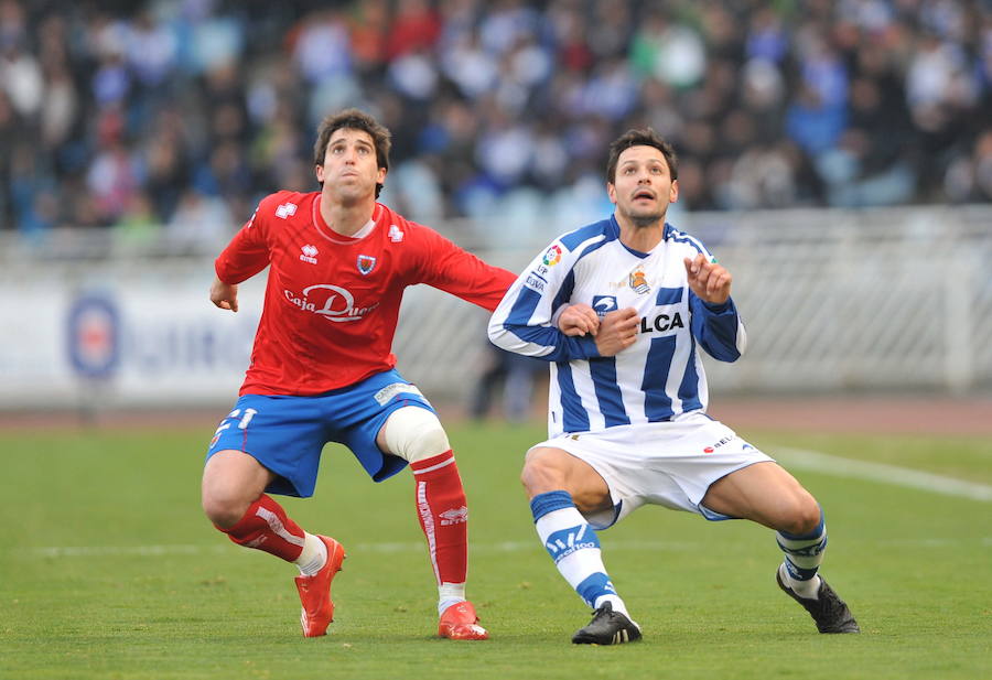  2010. Encuentro entre la Real Sociedad y Numancia. 
