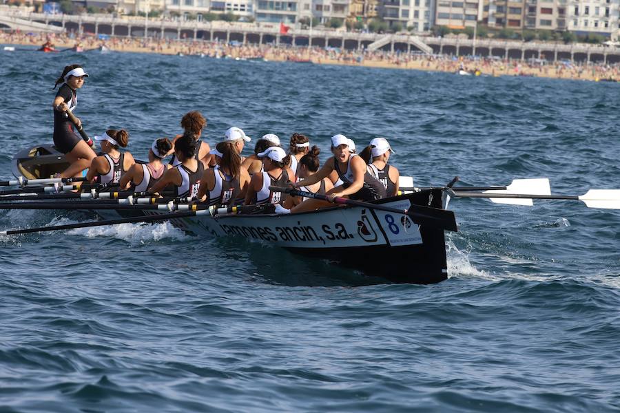 Kaiku y Tolosaldea se han erigido como las sorpresas de la primera jornada de la olimpiada del remo