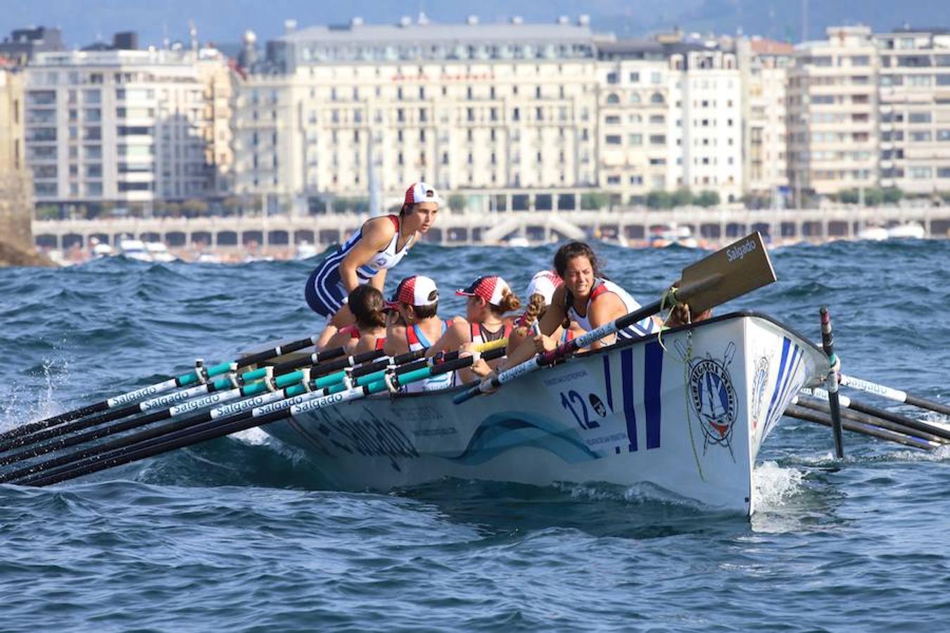 Kaiku y Tolosaldea se han erigido como las sorpresas de la primera jornada de la olimpiada del remo