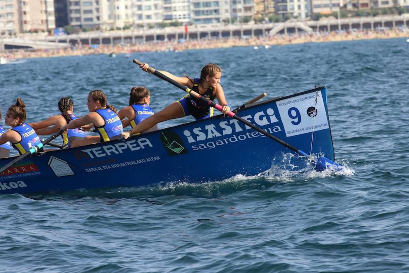 Kaiku y Tolosaldea se han erigido como las sorpresas de la primera jornada de la olimpiada del remo