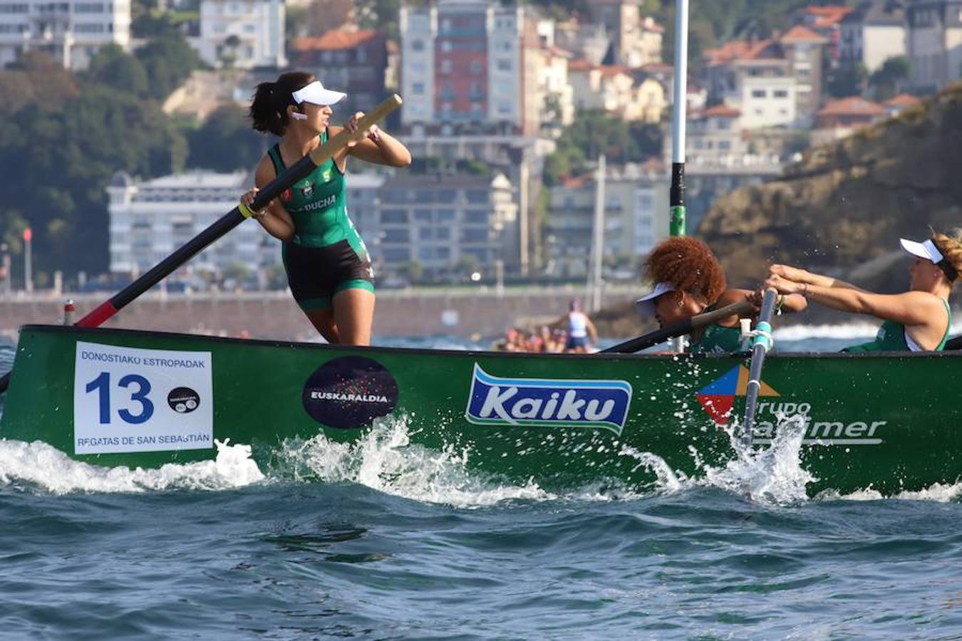 Kaiku y Tolosaldea se han erigido como las sorpresas de la primera jornada de la olimpiada del remo