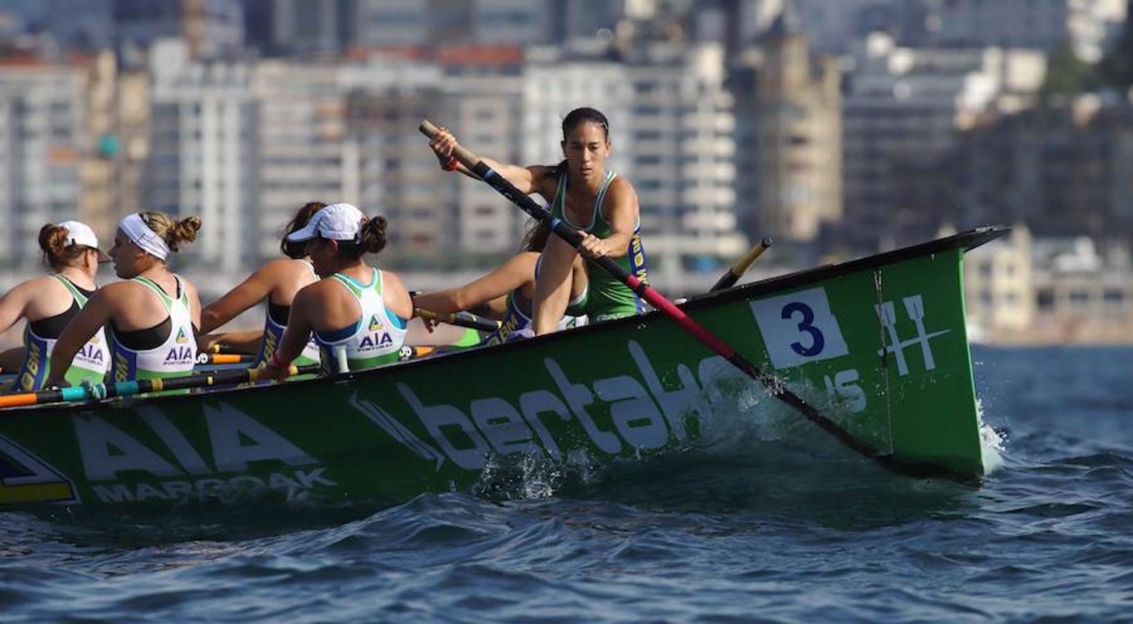 Kaiku y Tolosaldea se han erigido como las sorpresas de la primera jornada de la olimpiada del remo
