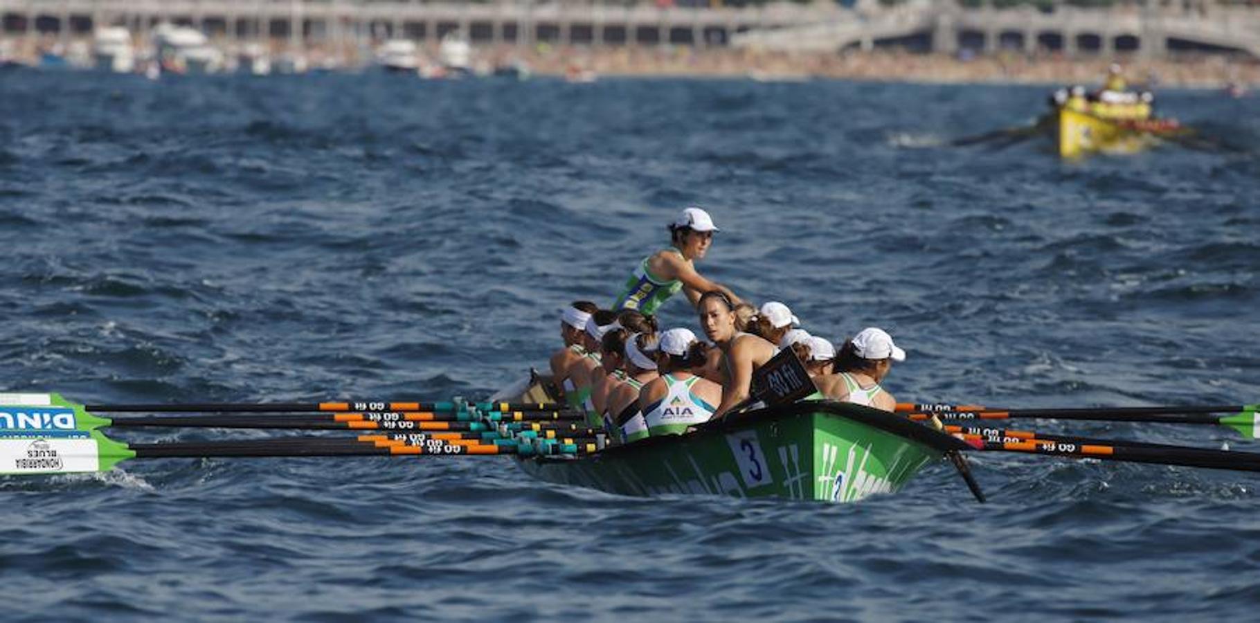 Kaiku y Tolosaldea se han erigido como las sorpresas de la primera jornada de la olimpiada del remo