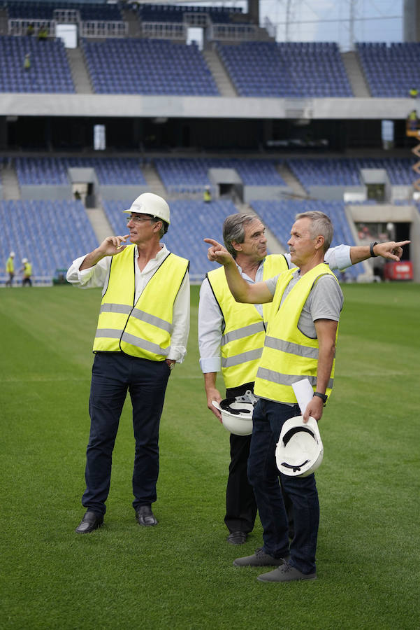 Arconada, Larrañaga, Rekarte, Prieto y Gorriz avalan el nuevo hogar txuri-urdin