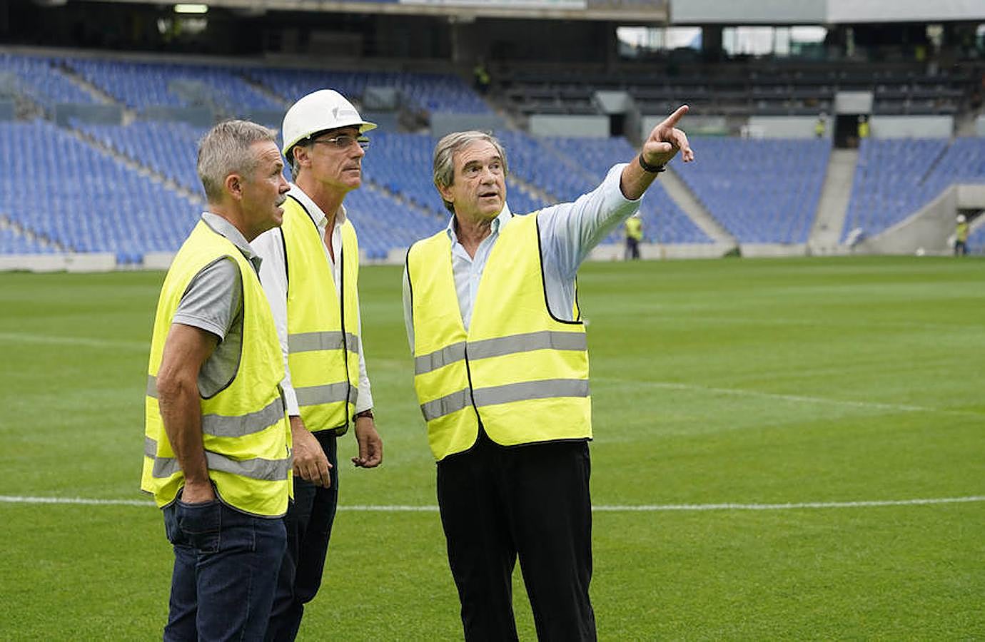 Arconada, Larrañaga, Rekarte, Prieto y Gorriz avalan el nuevo hogar txuri-urdin