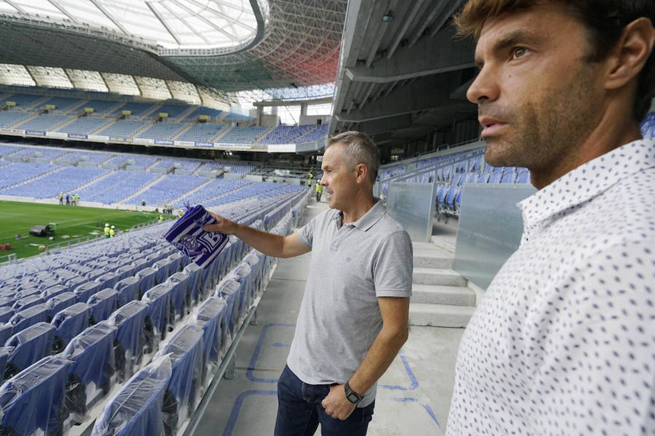 Arconada, Larrañaga, Rekarte, Prieto y Gorriz avalan el nuevo hogar txuri-urdin