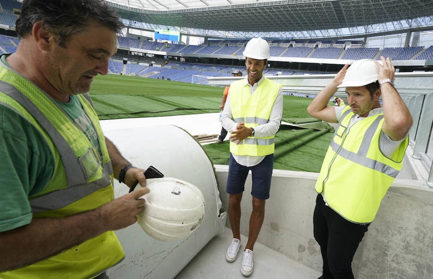 Arconada, Larrañaga, Rekarte, Prieto y Gorriz avalan el nuevo hogar txuri-urdin