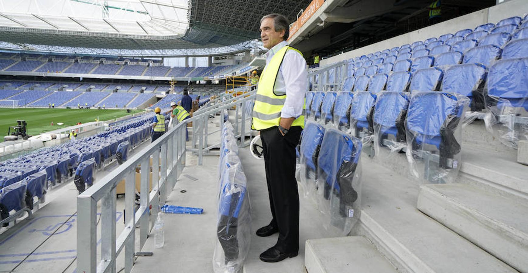 Arconada, Larrañaga, Rekarte, Prieto y Gorriz avalan el nuevo hogar txuri-urdin