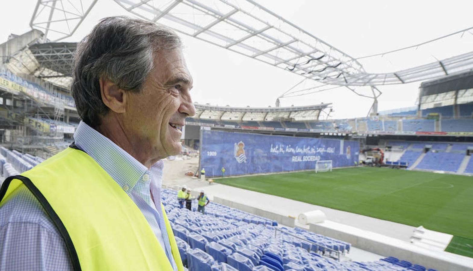 Arconada, Larrañaga, Rekarte, Prieto y Gorriz avalan el nuevo hogar txuri-urdin