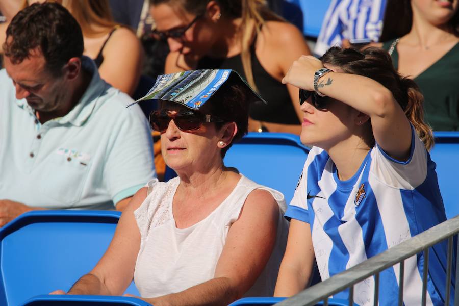Casi 29.000 aficionados han llenado las gradas del nuevo Anoeta en su estreno