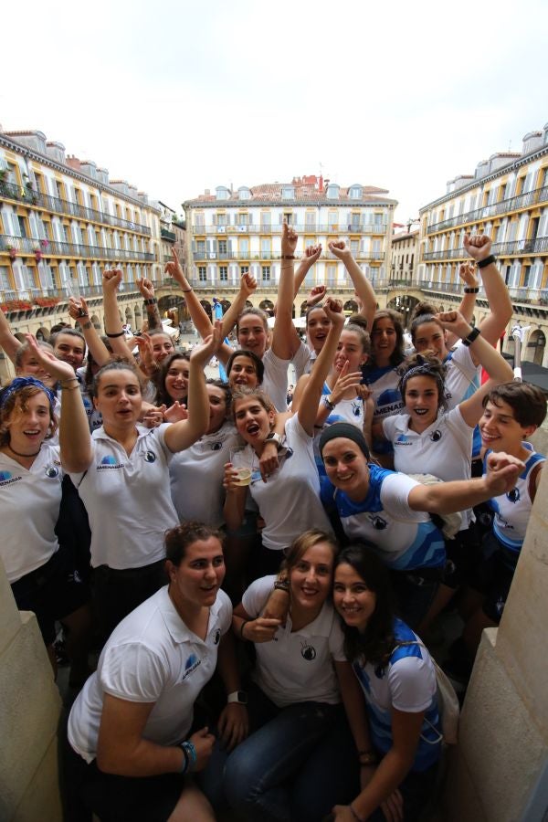 Donostiarra sube a la élite a costa de Hondarribia. La Torrekua vuelve a ser la mejor en Portugalete y el próximo verano estará en la Liga Euskotren.