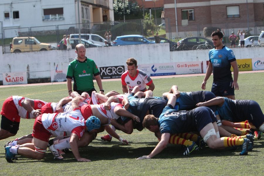 En esta primera jornada de Liga, Ampo Ordizia se ha enfrentado a Santboiana y ha vencido 48-31.