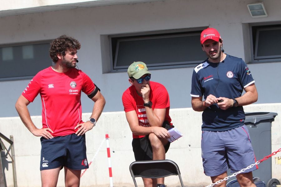 En esta primera jornada de Liga, Ampo Ordizia se ha enfrentado a Santboiana y ha vencido 48-31.