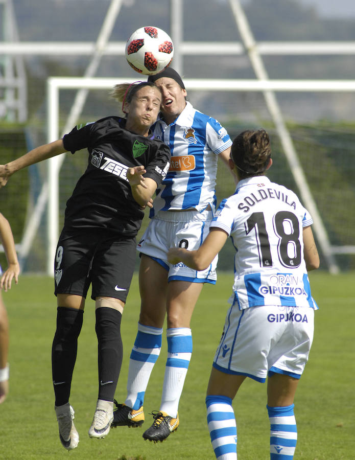 Gran estreno en Zubieta del equipo txuri-urdin, que ha vencido por 3-0