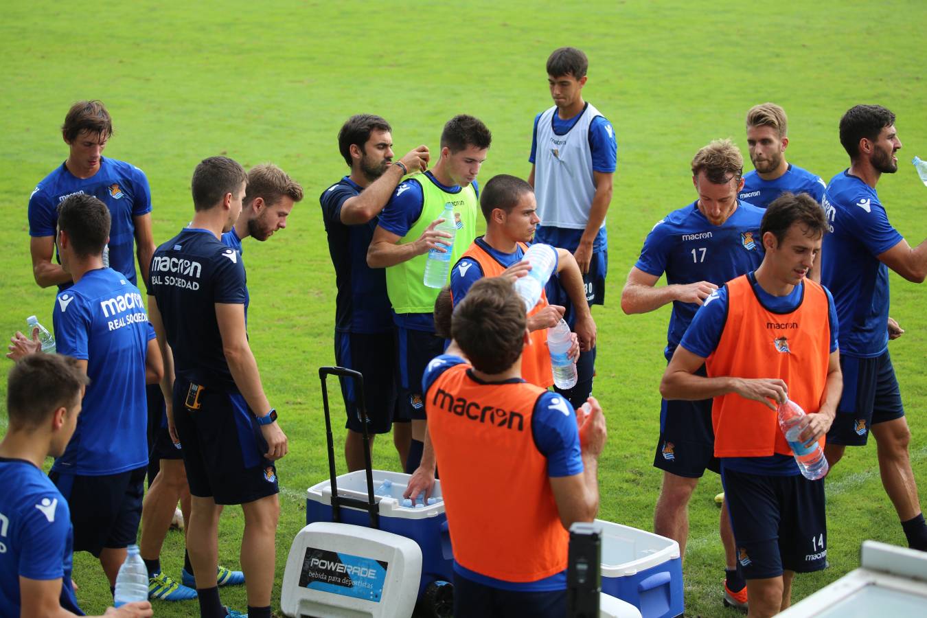 El atacante brasileño ha sido la gran novedad del último entrenamiento de la Real Sociedad.