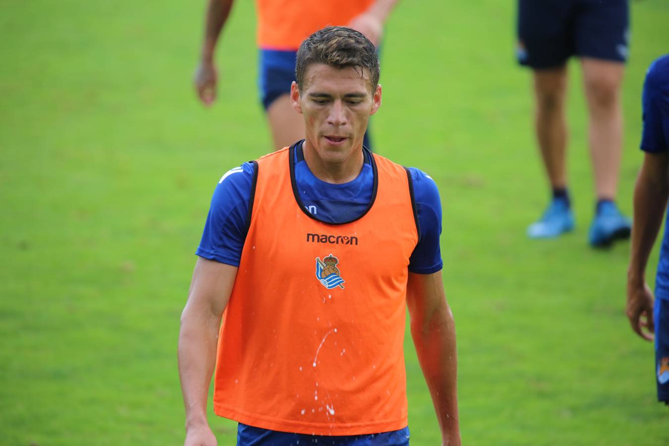 El atacante brasileño ha sido la gran novedad del último entrenamiento de la Real Sociedad.