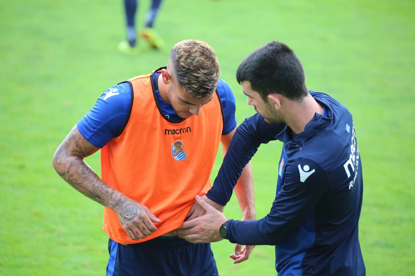 El atacante brasileño ha sido la gran novedad del último entrenamiento de la Real Sociedad.