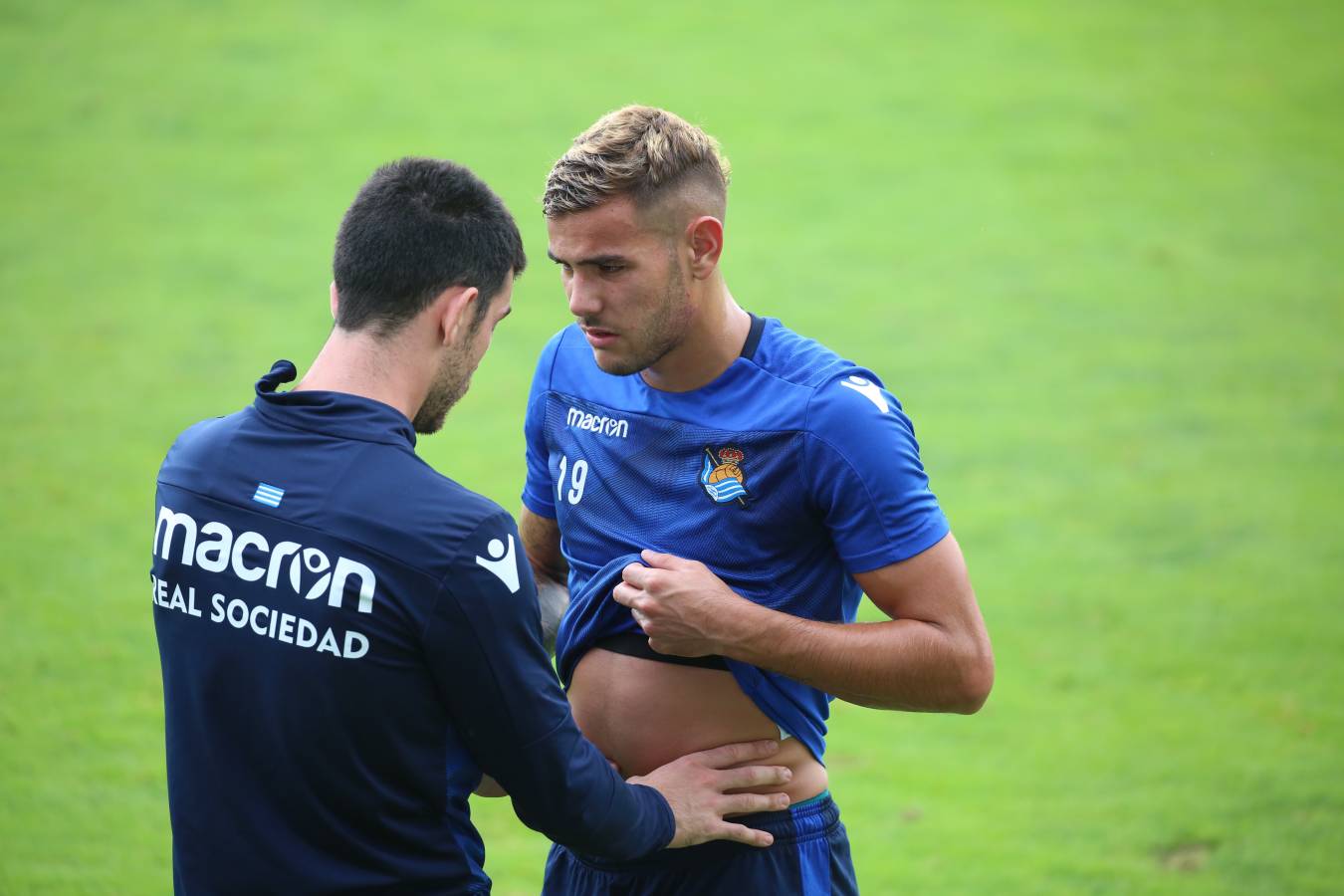 El atacante brasileño ha sido la gran novedad del último entrenamiento de la Real Sociedad.