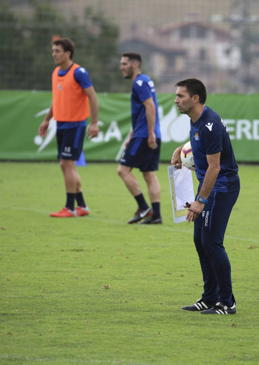 El atacante brasileño ha sido la gran novedad del último entrenamiento de la Real Sociedad.