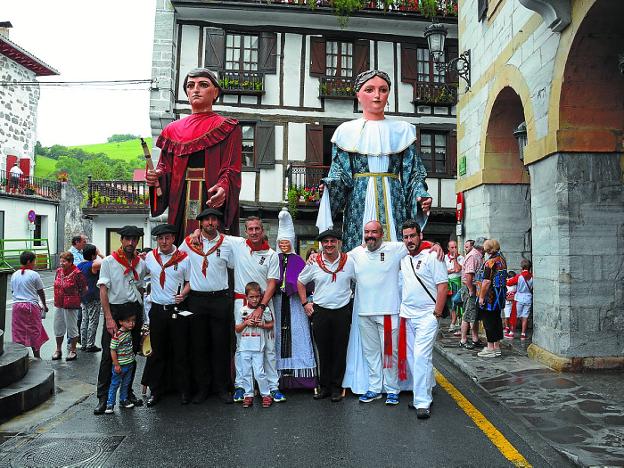 Los gigantes de la comarca se reunen este sábado en Lesaka. 