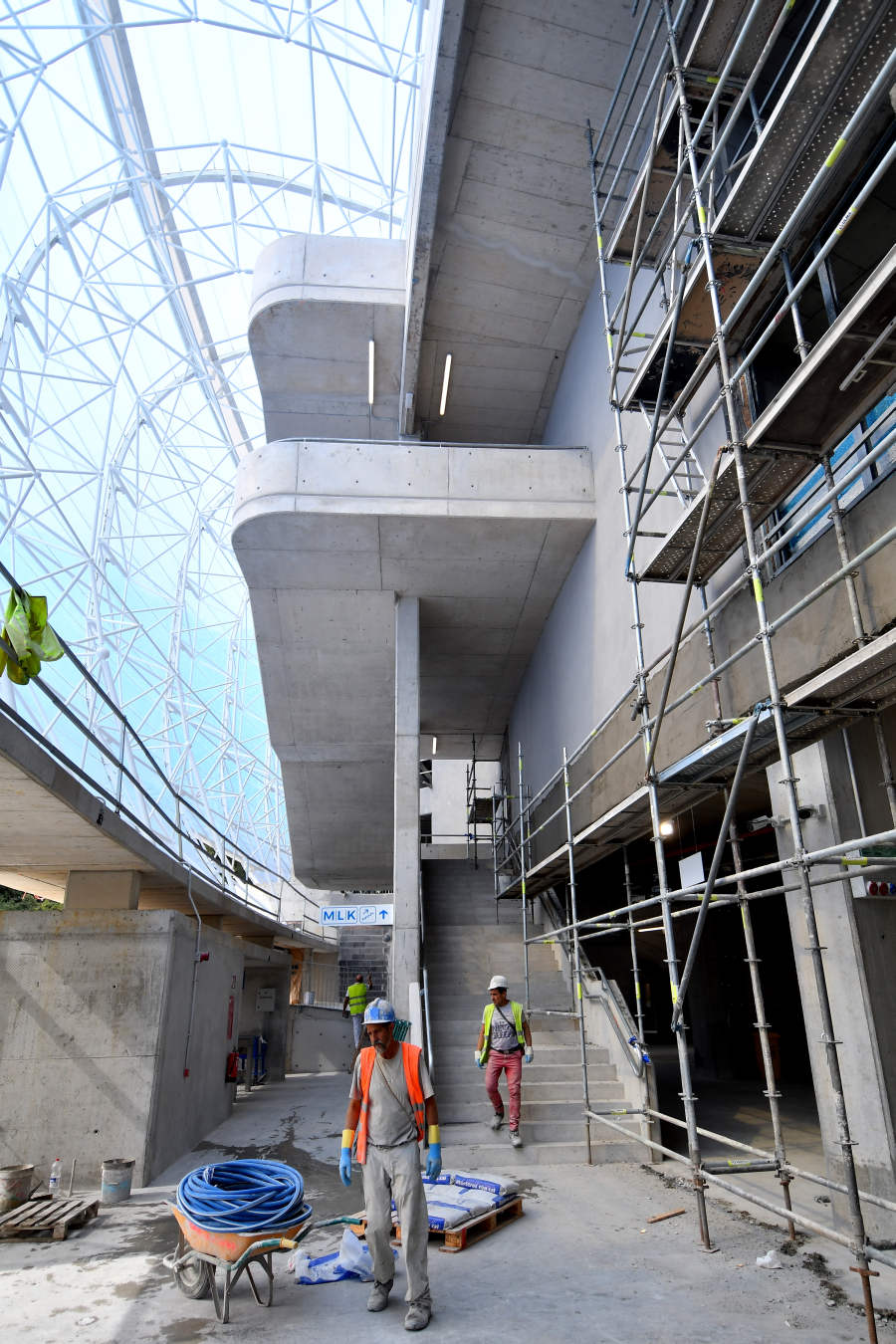 La Real trabaja para minimizar los errores que pudo haber en el estreno del nuevo campo de fútbol
