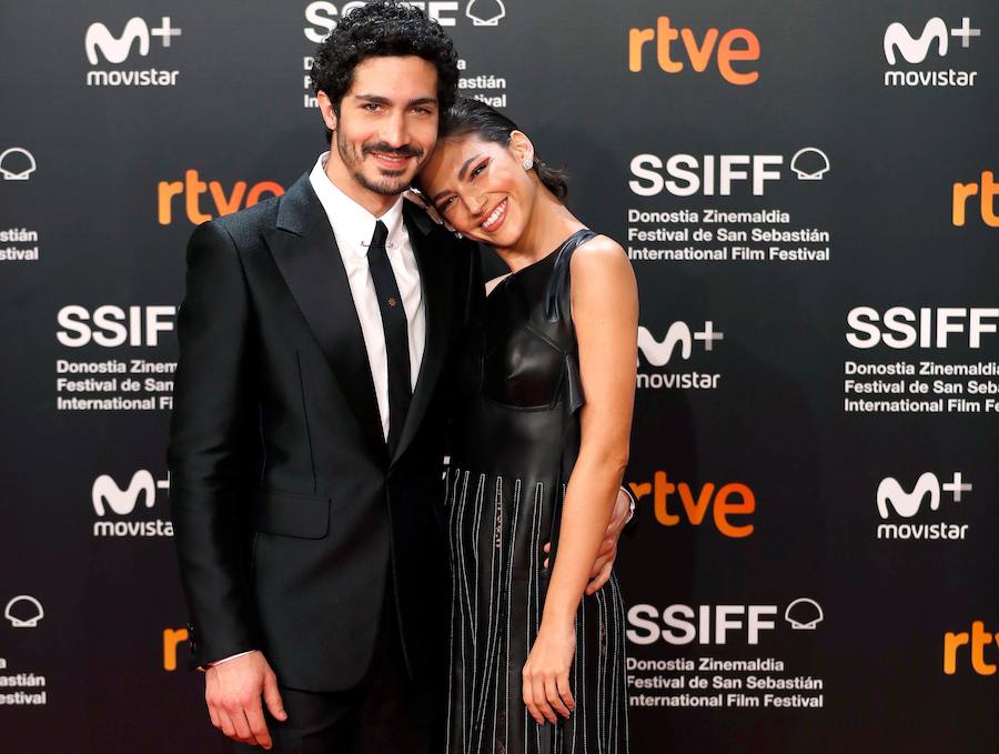 Los protagonistas de la alfombra roja de la gala inaugural de la 66 edición del Festival de Cine de San Sebastián