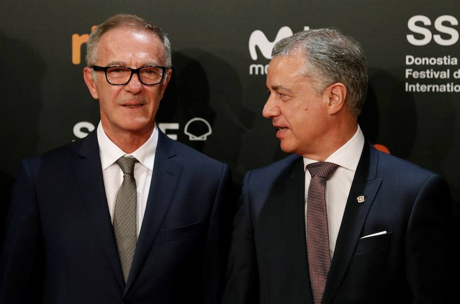 Los protagonistas de la alfombra roja de la gala inaugural de la 66 edición del Festival de Cine de San Sebastián