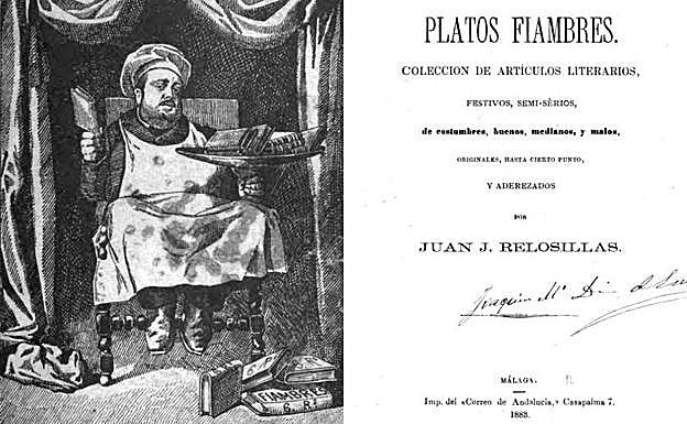 Portada de 'Platos fiambres', Juan José Relosillas (Málaga, 1883).