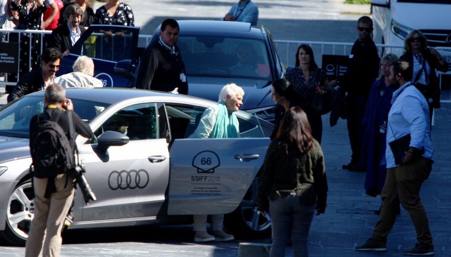Judi Dench ha llegado este martes a San Sebastián para recibir el último Premio Donostia de esta edición del Zinemaldia. 