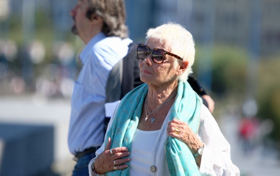 Judi Dench ha llegado este martes a San Sebastián para recibir el último Premio Donostia de esta edición del Zinemaldia. 