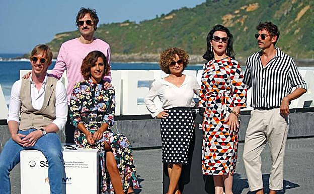 Imagen. Photocall de 'Arde Madrid'.