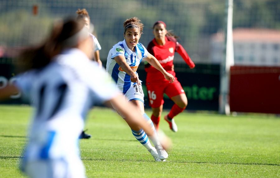 La Real ha vencido al Sevilla 2-0 este mediodía en Zubieta y es segunda en la clasificación con tres triunfos, un empate y cero derrotas.