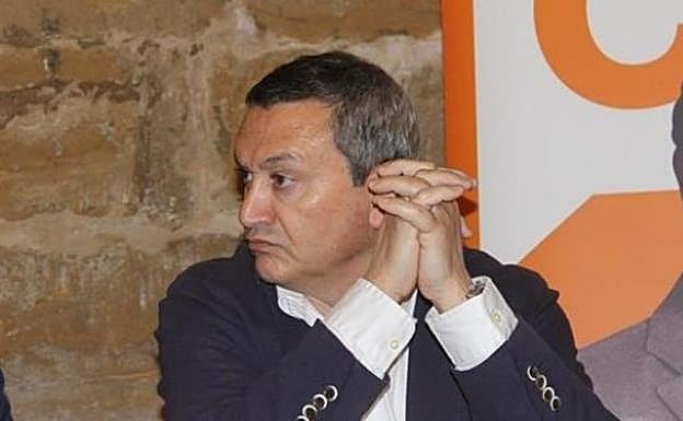 El concejal de Ciudadanos en Alcañiz Joaquín Galindo.