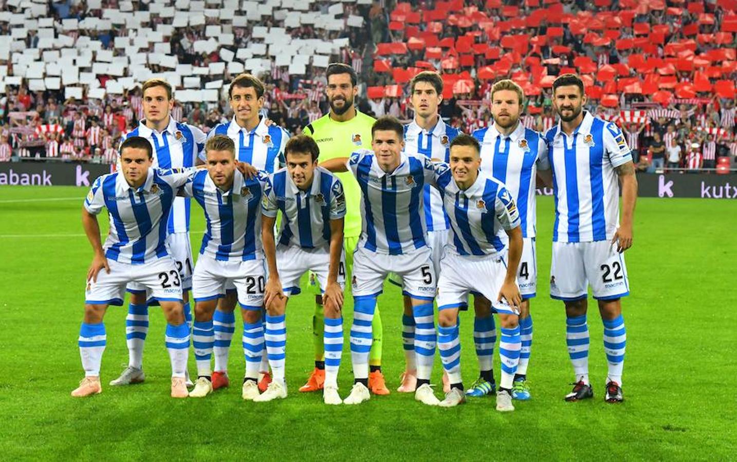 Derbi vasco disputado este viernes en San Mamés, correspondiente a la octava jornada de Liga