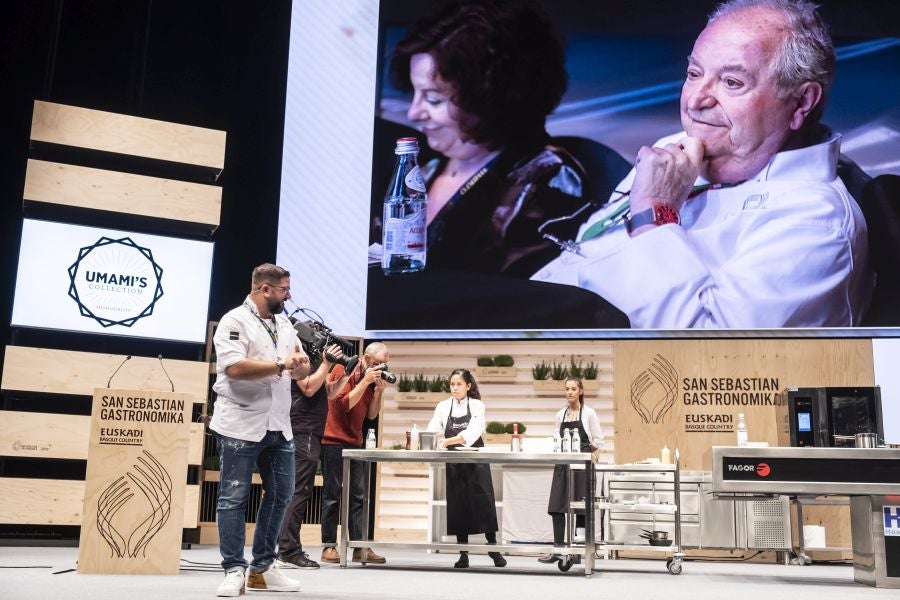 El chef Juan Mari Arzak ha recibido el Premio Homenaje en la jornada inaugural de San Sebastian Gastronomika