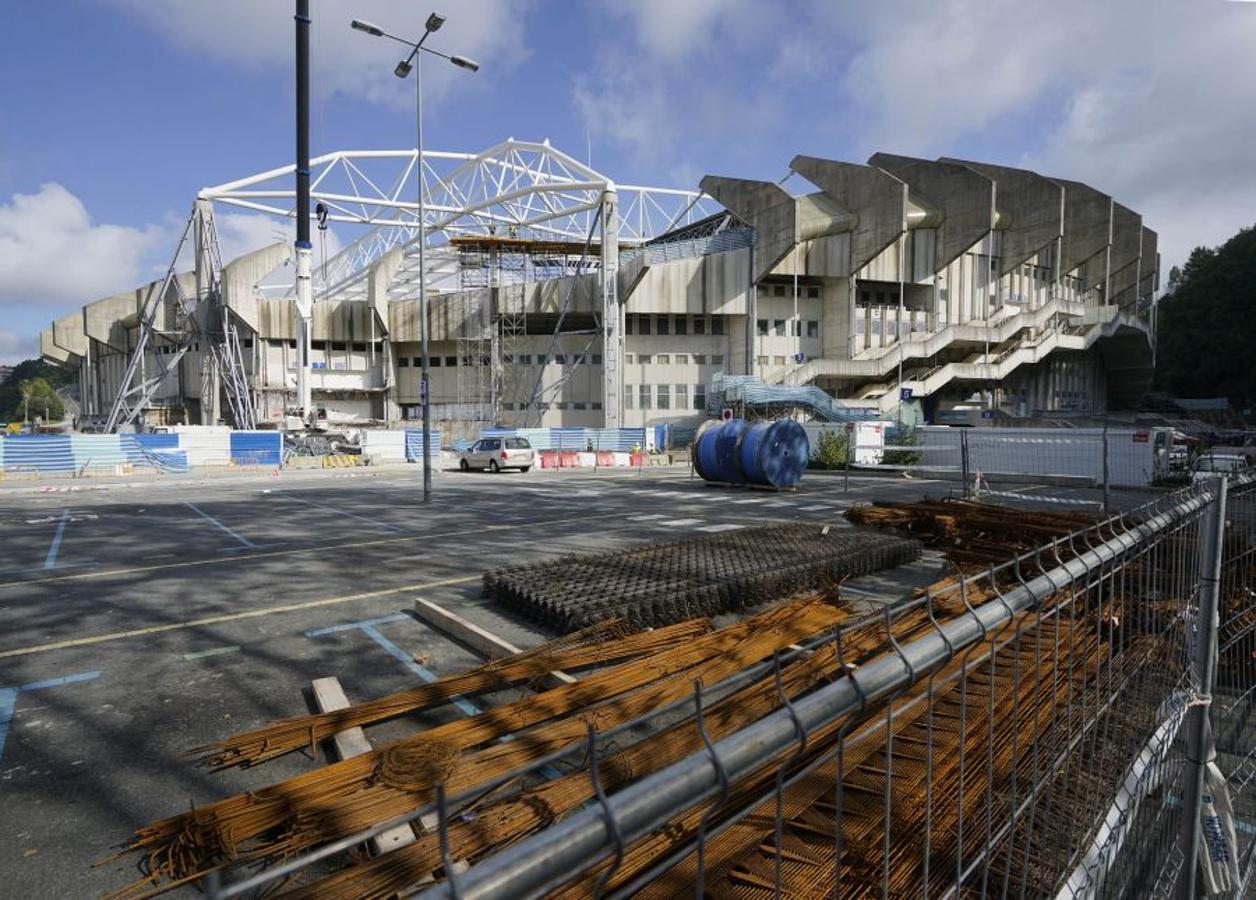 Fotos: Avanzan las obras en Anoeta