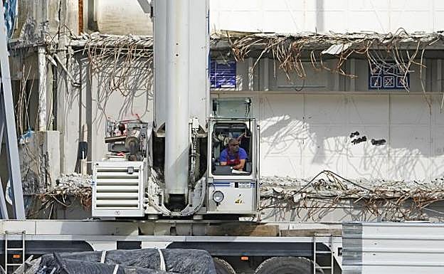 Imagen. Avanzan las obras de Anoeta. 