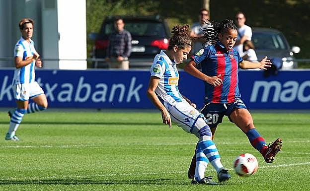 Un lance del partido.