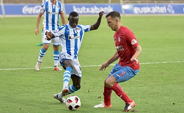 Thior Zourdine volvió a marcar tras estrenarse en el derbi ante el Athletic.