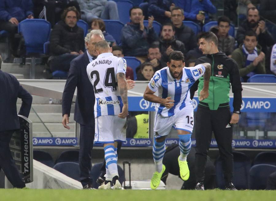 La Real Sociedad y el Girona han empatado (0-0) en el partido disputado el lunes por la noche en el estadio de Anoeta.. 
