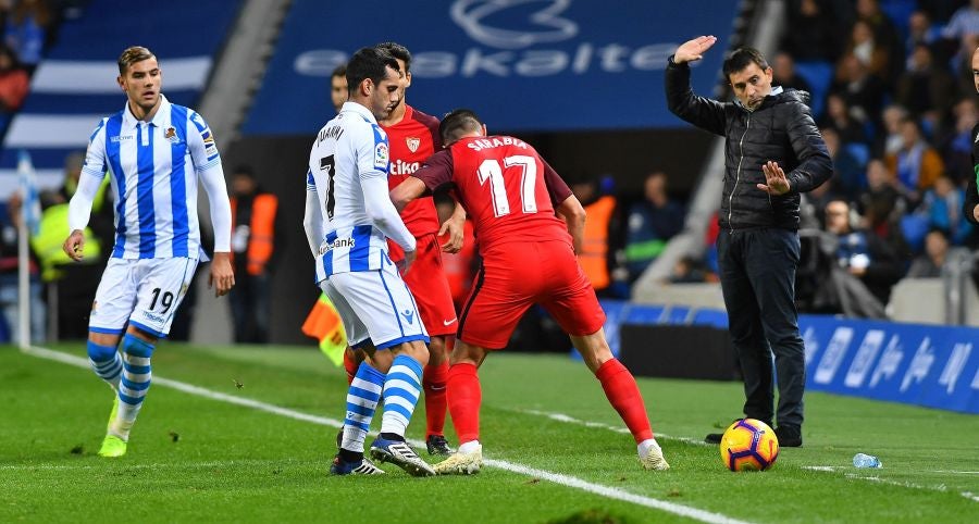 La Real Sociedad recibe al Sevilla con la imperiosa necesidad de lograr su primer triunfo en Anoeta.