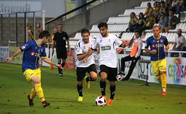 Encuentro entre el Real Unión y el Barakaldo. 